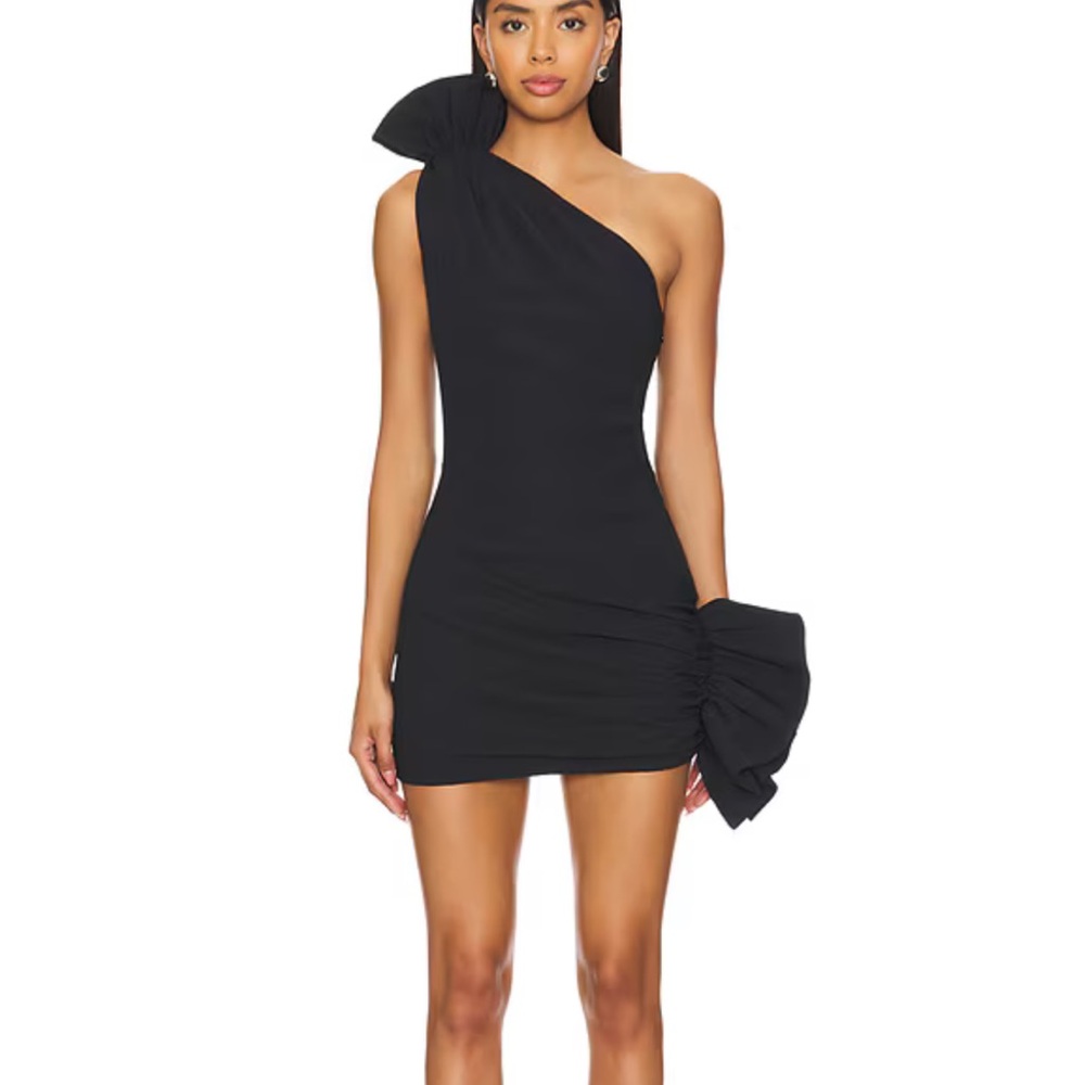 Black One-Shoulder Dress